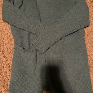 LuLaRoe Teal Fleece cardigan